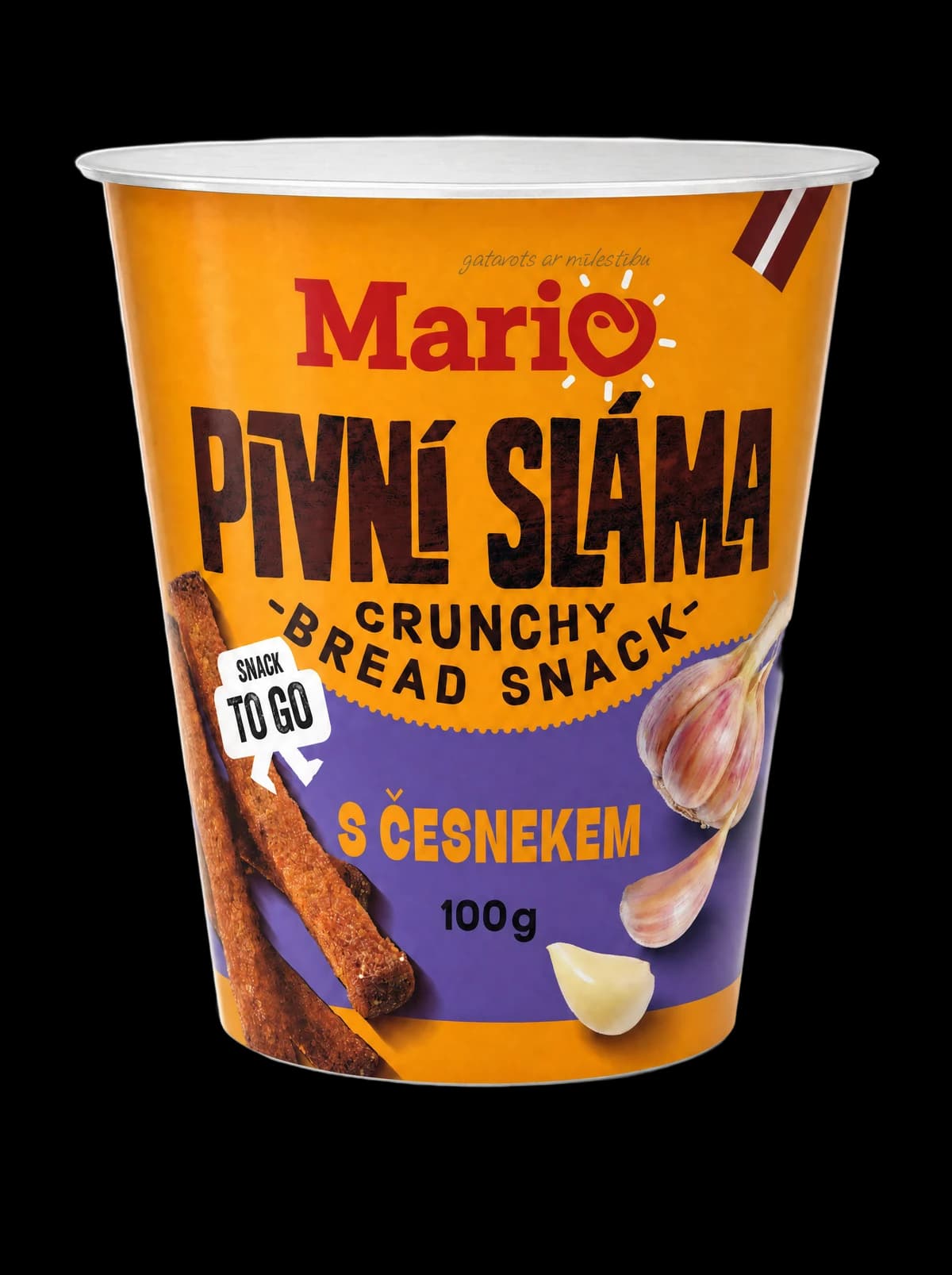 Kelímek Pivní sláma s česnekem 100 g
